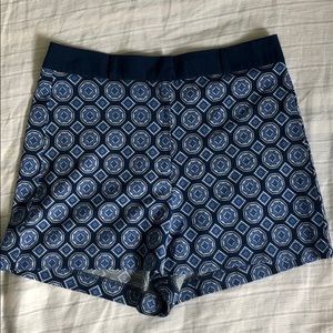 Blue resort wear shorts